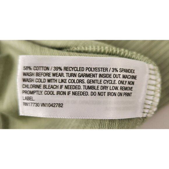 Art Class Girls Ribbed Dress Light Green Decorative Button-Front Size Small 6/7 - Picture 8 of 8